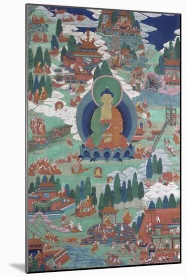 Episodes de la vie de Buddha Câkyamuni-null-Mounted Giclee Print