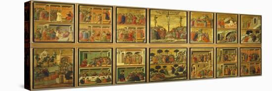 Episodes from Christ's Passion and Resurrection-Duccio Di buoninsegna-Stretched Canvas