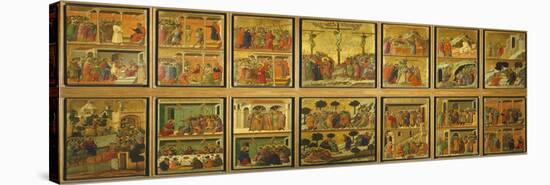 Episodes from Christ's Passion and Resurrection-Duccio Di buoninsegna-Stretched Canvas