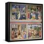 Episodes from the Life of St. Augustine, 1463-65-Benozzo di Lese di Sandro Gozzoli-Framed Stretched Canvas