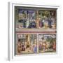 Episodes from the Life of St. Augustine, 1463-65-Benozzo di Lese di Sandro Gozzoli-Framed Giclee Print