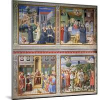 Episodes from the Life of St. Augustine, 1463-65-Benozzo di Lese di Sandro Gozzoli-Mounted Giclee Print