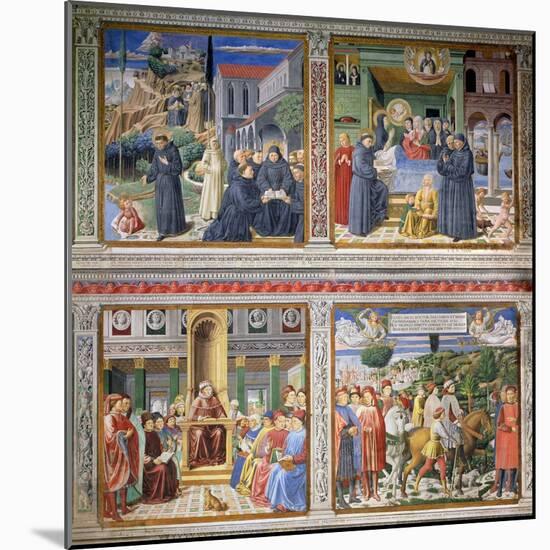 Episodes from the Life of St. Augustine, 1463-65-Benozzo di Lese di Sandro Gozzoli-Mounted Giclee Print