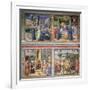 Episodes from the Life of St. Augustine, 1463-65-Benozzo di Lese di Sandro Gozzoli-Framed Giclee Print