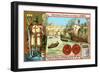 Episodes in the History of Belgium Up Until the 13th Century: Baldwin I of Constantinople-null-Framed Giclee Print