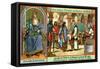 Episodes in the History of Belgium Up Until the 13th Century: Charlemagne-null-Framed Stretched Canvas