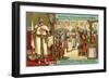 Episodes in the History of Belgium Up Until the 13th Century: Godfrey of Bouillon-null-Framed Giclee Print