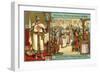 Episodes in the History of Belgium Up Until the 13th Century: Godfrey of Bouillon-null-Framed Giclee Print