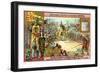 Episodes in the History of Belgium Up Until the 13th Century: John I of Brabant-null-Framed Giclee Print