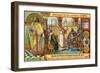 Episodes in the History of Belgium Up Until the 13th Century: King Clovis I-null-Framed Giclee Print