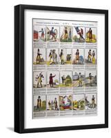 Episodes in the Life Napoleon, 19th Century-null-Framed Giclee Print