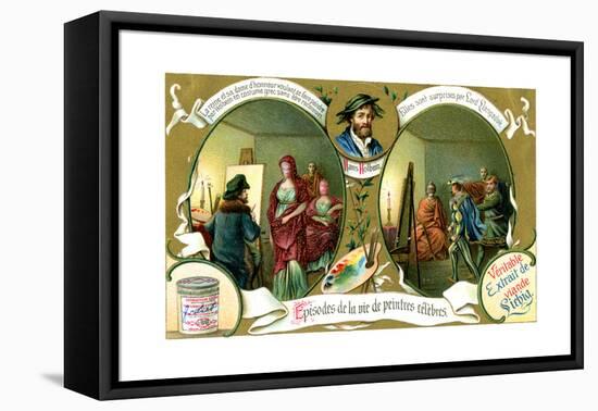 Episodes of the Life of Famous Painters: Hans Holbein-null-Framed Stretched Canvas