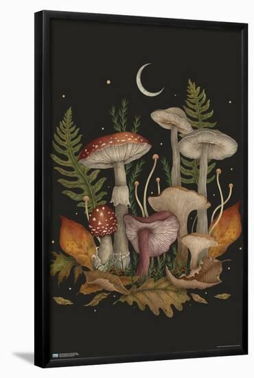 Episodic Drawing - Autumn Mushrooms-Trends International-Framed Poster