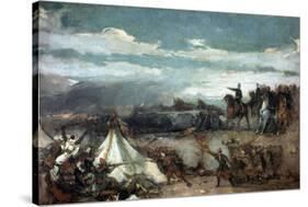 Episodio De La Batalla De Tetuan, 1860-Eduardo Rosales-Stretched Canvas