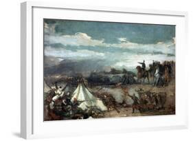 Episodio De La Batalla De Tetuan, 1860-Eduardo Rosales-Framed Giclee Print