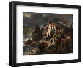 Episodio De Trafalgar, 1862-Francisco Sans Cabot-Framed Giclee Print