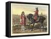 Epochs of the British Army - Epoch of Marlborough-Richard Simkin-Framed Stretched Canvas