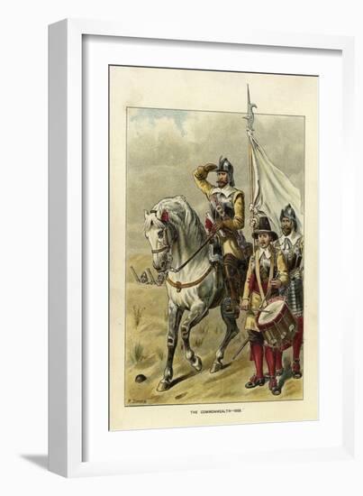 Epochs of the British Army - the Commonwealth-Richard Simkin-Framed Giclee Print