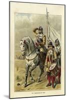 Epochs of the British Army - the Commonwealth-Richard Simkin-Mounted Giclee Print