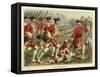 Epochs of the British Army - the Georgian Epoch-Richard Simkin-Framed Stretched Canvas