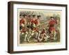 Epochs of the British Army - the Georgian Epoch-Richard Simkin-Framed Giclee Print