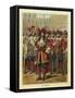 Epochs of the British Army - the Restoration-Richard Simkin-Framed Stretched Canvas