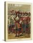 Epochs of the British Army - the Restoration-Richard Simkin-Stretched Canvas