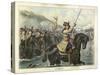 Epochs of the British Army - the Revolution-Richard Simkin-Stretched Canvas