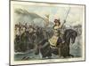 Epochs of the British Army - the Revolution-Richard Simkin-Mounted Giclee Print