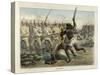 Epochs of the British Army - the Soudan-Richard Simkin-Stretched Canvas