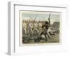 Epochs of the British Army - the Soudan-Richard Simkin-Framed Giclee Print