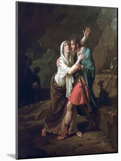 Eponine Et Sabinus, 1802-Nicolas Andre Monsiau-Mounted Giclee Print