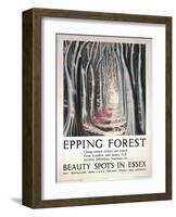 Epping Forest Beauty Spots in Essex-null-Framed Art Print