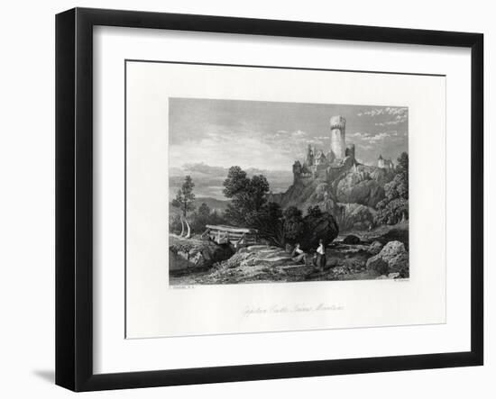 Eppstein Castle, Taunus Mountains, Germany, 19th Century-W Forrest-Framed Giclee Print