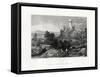 Eppstein Castle, Taunus Mountains, Germany, 19th Century-W Forrest-Framed Stretched Canvas