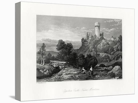 Eppstein Castle, Taunus Mountains, Germany, 19th Century-W Forrest-Stretched Canvas