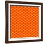 EPS 10: Seamless Pattern of Small Colorful Goldfish or Koi Fish Scales Forming a Pattern Repeat Pat-Sylvie Bouchard-Framed Art Print