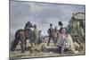 Epsom Downs - City and Suburban Day-Sir Alfred Munnings-Mounted Giclee Print