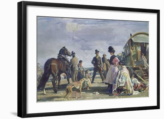 Epsom Downs - City and Suburban Day-Sir Alfred Munnings-Framed Giclee Print