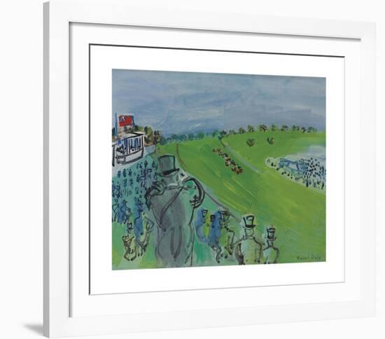 Epsom, La Course-Raoul Dufy-Framed Premium Giclee Print