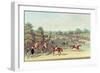 Epsom: Preparing to Start, 1830-James Pollard-Framed Giclee Print