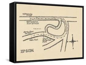 Epsom Race Course, 1940-null-Framed Stretched Canvas