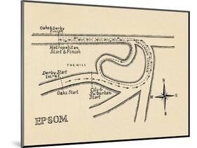 Epsom Race Course, 1940-null-Mounted Giclee Print