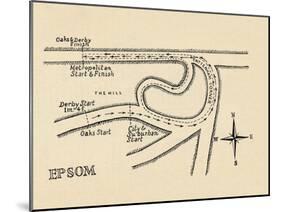 Epsom Race Course, 1940-null-Mounted Giclee Print