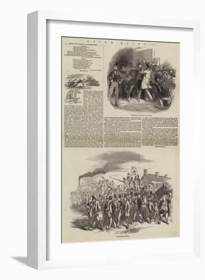 Epsom Races, 1847-null-Framed Giclee Print