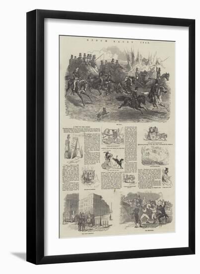 Epsom Races, 1849-Harrison William Weir-Framed Giclee Print