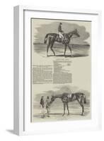 Epsom Races, Portraits of the Winners of the Derby and the Oaks-Benjamin Herring-Framed Giclee Print