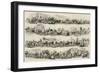 Epsom Races, Scenes on the Road-Sir John Gilbert-Framed Giclee Print