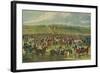 'Epsom Races - The Betting Post', 1836, (1929)-Charles Hunt-Framed Giclee Print