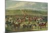 'Epsom Races - The Betting Post', 1836, (1929)-Charles Hunt-Mounted Giclee Print